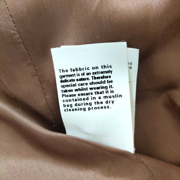 Authentic Alberta Ferretti Silk-Cotton Embellished Blazer-BNWT Sz2 80s 9… - Picture 9 of 11